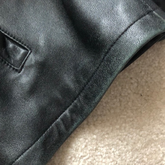 Valerie Stevens Black Genuine Leather Jacket (Lambskin) Size LP - Picture 6 of 9